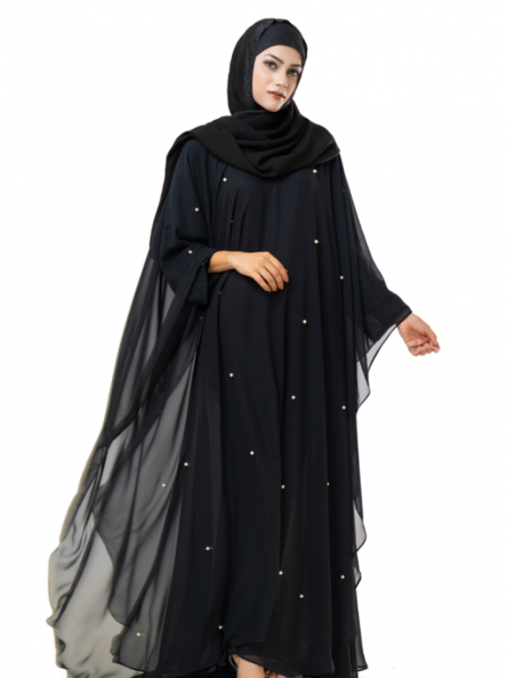 Pearl Butterfly Abaya - chachaoutfits