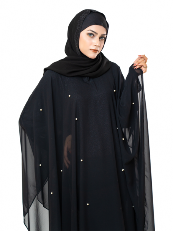 Pearl Butterfly Abaya - chachaoutfits