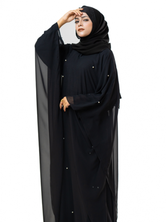 Pearl Butterfly Abaya - chachaoutfits