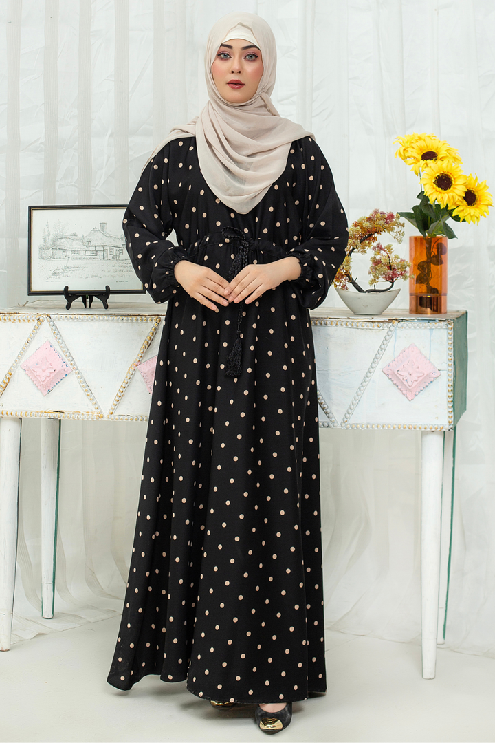 Polka-Dot Abaya