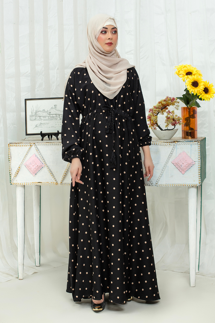 Polka-Dot Abaya