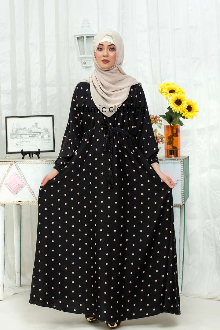 Polka-Dot Abaya