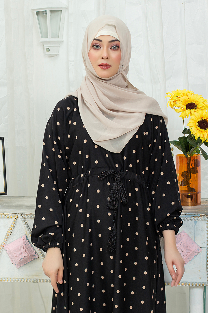 Polka-Dot Abaya