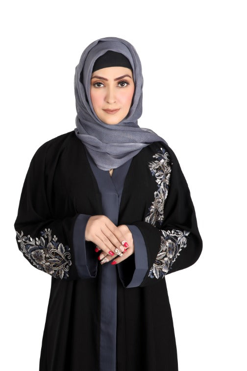 Sapphire Abaya - chachaoutfits