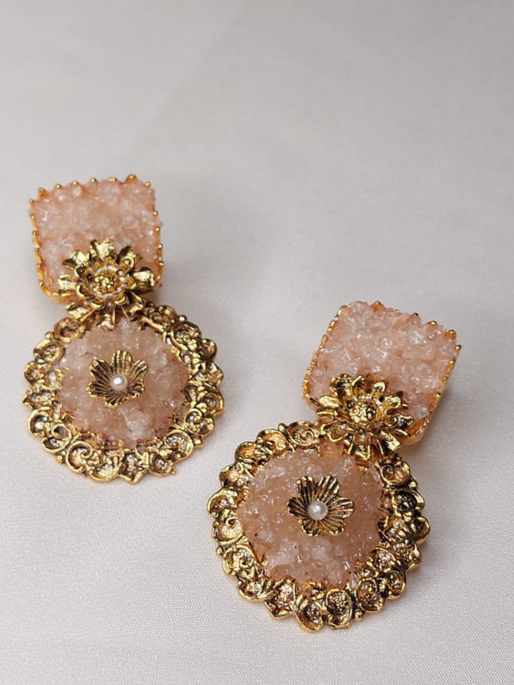 Crushed Stone Earrings