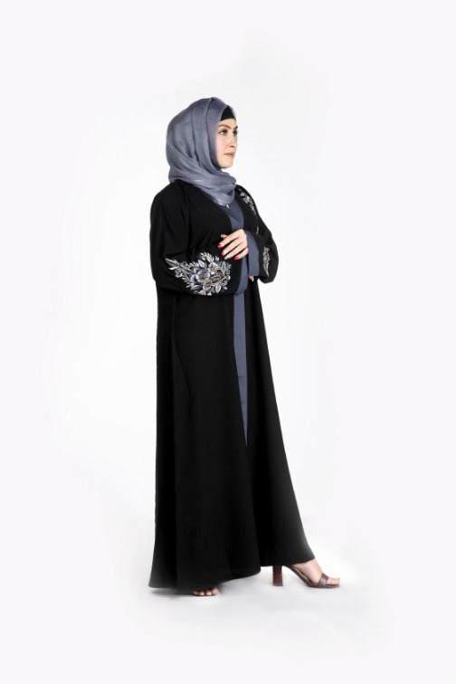 Sapphire Abaya - chachaoutfits