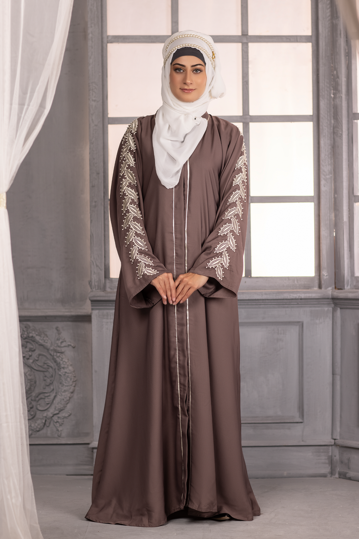 Pearl Diamante Abaya